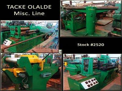 22" x 4" TACHE OLADE Slitting Line