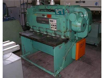 Used Cincinnati Mechanical Power Shear   Model 1004RA