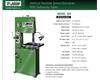 Vertical Variable Speed Bandsaw with Stationary Table - Model 450