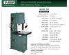 Vertical Variable Speed Bandsaw with Stationary Table - Model 500