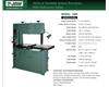 Vertical Variable Speed Bandsaw with Stationary Table - Model 1000