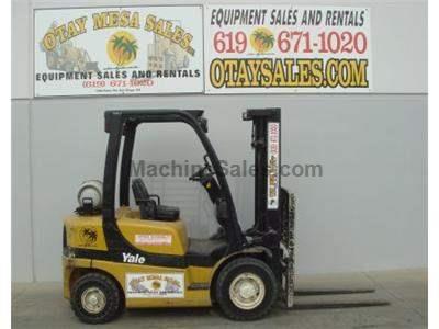 5000LB Forklift, Pneumatic Tires, 3 Stage, Side Shift, Propane, Automatic Transmission, Low Hours