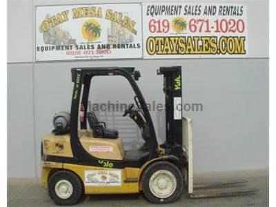 6000LB Forklift, OSHA Compliant, Tier 3, 3 Stage, Side Shift, Solid Pneumatic Tires