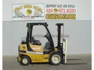 5000LB Forklift, OSHA Compliant, Tier 3, 3 Stage, Side Shift, Solid Pneumatic Tires