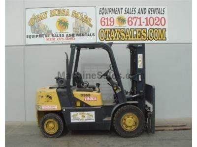 8000LB Forklift, Pneumatic Tires, 3 Stage, Side Shift, Diesel, Automatic