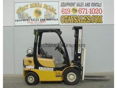 5000LB Forklift, OSHA Compliant, Tier 3, 3 Stage, Side Shift, Solid Pneumatic Tires