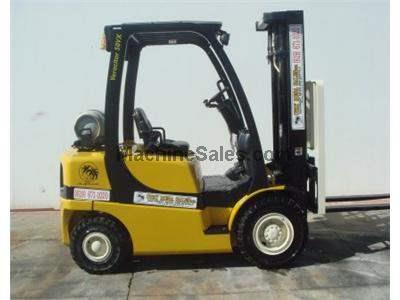 5000LB Forklift, OSHA Compliant, Tier 3, 3 Stage, Side Shift, Solid Pneumatic Tires