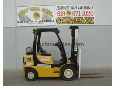 5000LB Forklift, OSHA Compliant, Tier 3, 3 Stage, Side Shift, Solid Pneumatic Tires