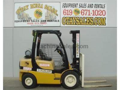 6000LB Forklift, OSHA Compliant, Tier 3, 3 Stage, Side Shift, Solid Pneumatic Tires