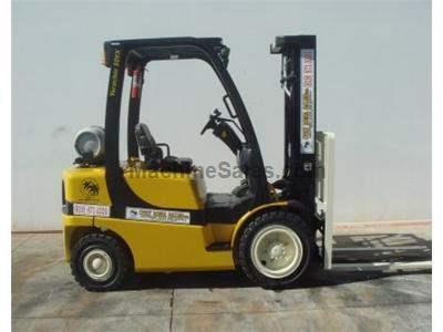 5000LB Forklift, OSHA Compliant, Tier 3, 3 Stage, Side Shift, Solid Pneumatic Tires