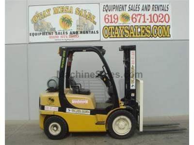 6000LB Forklift, OSHA Compliant, Tier 3, 3 Stage, Side Shift, Solid Pneumatic Tires