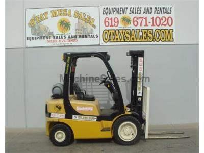 5000LB Forklift, OSHA Compliant, Tier 3, 3 Stage, Side Shift, Solid Pneumatic Tires