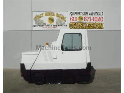 Sweeper, Gasoline, 60 Inch, Center Broom, Side Broom, Cab, Self Dump, Painted, Ready to Work