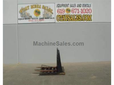 Fork Attachment for Skid Steers, New Backing Plate, Used Forks