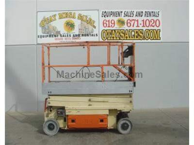 Electric Scissorlift, Narrow Aisle, 30 Inch Width, 26 Foot Working Height, Deck Extension