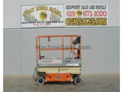 Electric Scissor Lift, Narrow 30 Inch Width, 25 Foot Working Height, Deck Extension