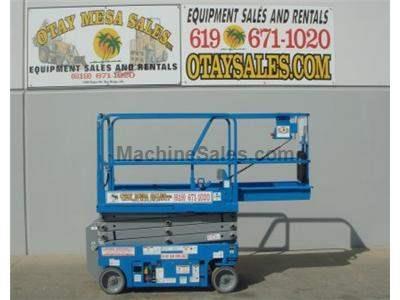 Electric Scissor Lift, 25 Foot Working Height, Narrow 30 Inch Width Fits Through Standard Doorways