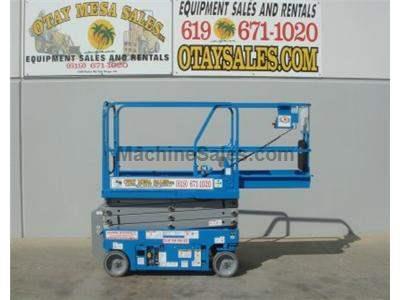 Electric Scissor Lift, 25 Foot Working Height, Narrow 30 Inch Width Fits Through Standard Doorways