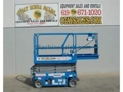 Electric Scissor Lift, 25 Foot Working Height, Narrow 30 Inch Width Fits Through Standard Doorways