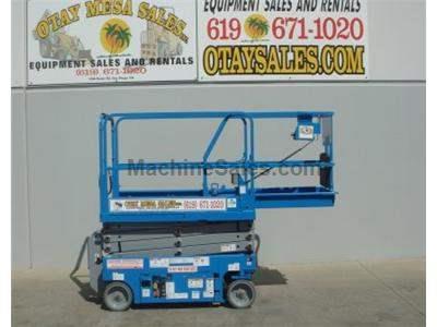 Electric Scissor Lift, 25 Foot Working Height, Narrow 30 Inch Width Fits Through Standard Doorways
