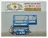 Electric Scissor Lift, 25 Foot Working Height, Narrow 30 Inch Width Fits Through Standard 