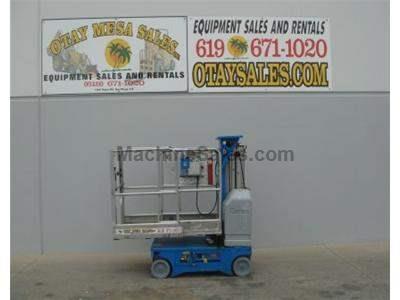 Single Man Lift, 18 foot Working Height, Self Propelled, 500lb Capacity, Compact Design 2.5 feet Wide