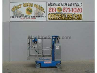 Single Man Lift, 18 foot Working Height, Self Propelled, 500lb Capacity, Compact Design 2.5 feet Wide