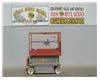 Electric Scissor Lift, Narrow 32 Inch Width, 25 Foot Working Height, Includes New Paint