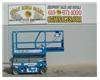 Electric Scissor Lift, 25 Foot Working Height, Narrow 30 Inch Width Fits Through Standard 