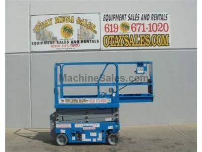 Electric Scissor Lift, 25 Foot Working Height, Narrow 30 Inch Width Fits Through Standard Doorways