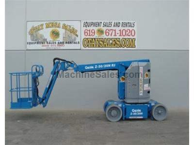 Articulated Boomlift, 36 Foot Working Height, 20 Foot Forward Reach, Zero Tailswing, Under 4 Feet Wide