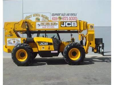 10000LB Telehandler Reach Truck, 56 Foot Reach Height, Body Tilt, 4 Wheel Drive, Auxiliary Hydraulics