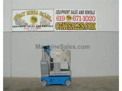 Single Man Lift, 12 Foot Platform, 18 Foot Working Height, Self Propelled, Power to Platform, 24v