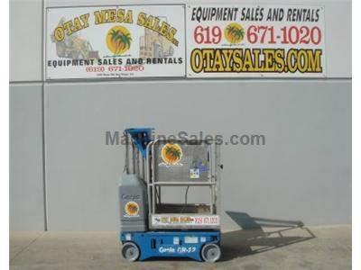 Single Man Lift, 12 Foot Platform, 18 Foot Working Height, Self Propelled, Power to Platform, 24v