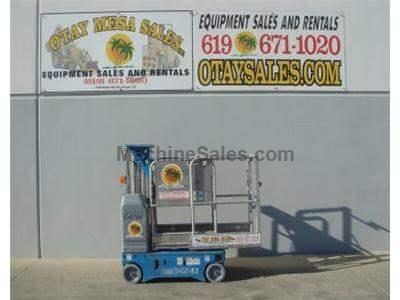 Single Man Lift, 12 Foot Platform, 18 Foot Working Height, Self Propelled, Power to Platform, 24v