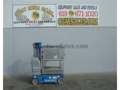 Single Man Lift, 12 Foot Platform, 18 Foot Working Height, Self Propelled, Power to Platform, 24v