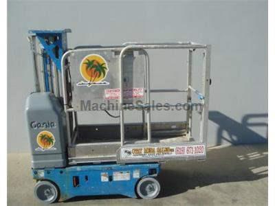 Single Man Lift, 12 Foot Platform, 18 Foot Working Height, Self Propelled, Power to Platform, 24v