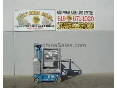 Single Man Lift, 12 Foot Platform, 18 Foot Working Height, Self Propelled, Power to Platform, 24v