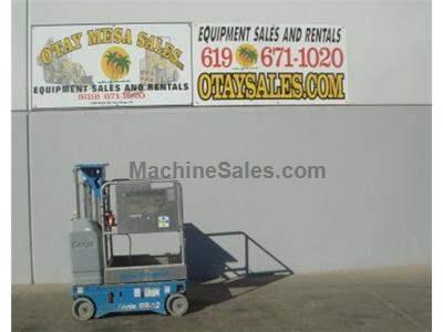 Single Man Lift, 12 Foot Platform, 18 Foot Working Height, Self Propelled, Power to Platform, 24v