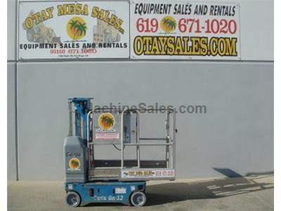 Single Man Lift, 12 Foot Platform, 18 Foot Working Height, Self Propelled, Power to Platform, 24v