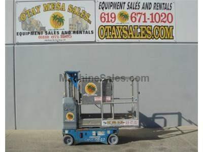 Single Man Lift, 12 Foot Platform, 18 Foot Working Height, Self Propelled, Power to Platform, 24v