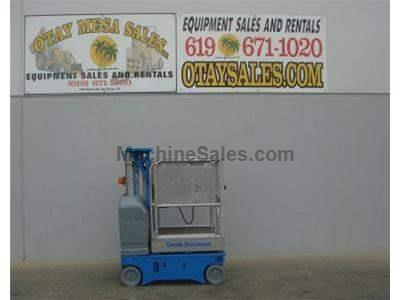 Single Man Lift, 12 Foot Platform, 18 Foot Working Height, Self Propelled, Power to Platform, 24v