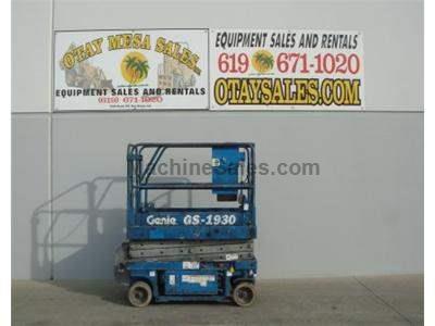 Electric Scissor Lift, 25 Foot Working Height, Narrow 30 Inch Width Fits Through Standard Doorways