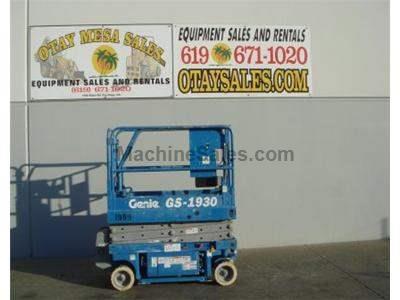 Electric Scissor Lift, 25 Foot Working Height, Narrow 30 Inch Width Fits Through Standard Doorways