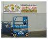 Electric Scissor Lift, 25 Foot Working Height, Narrow 30 Inch Width Fits Through Standard 