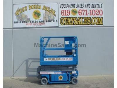 Electric Scissor Lift, 25 Foot Working Height, Narrow 30 Inch Width Fits Through Standard Doorways