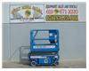 Electric Scissor Lift, 25 Foot Working Height, Narrow 30 Inch Width Fits Through Standard 