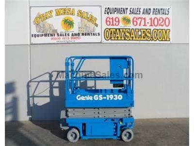 Electric Scissor Lift, 25 Foot Working Height, Narrow 30 Inch Width Fits Through Standard Doorways