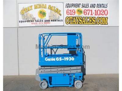 Electric Scissor Lift, 25 Foot Working Height, Narrow 30 Inch Width Fits Through Standard Doorways