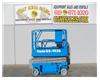 Electric Scissor Lift, 25 Foot Working Height, Narrow 30 Inch Width Fits Through Standard 